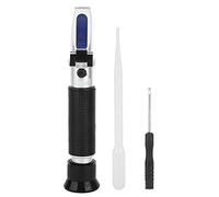 Refractomètre à essai de sucremètre Mandheld Brix Metter High Precision 0 10% d'outil de concentration avec compensation de température automatique pour les tests de liquide
