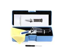 Réfractomètre à miel, Handheld Alcohol Sugar Refractometer Tester Wine Concentration Meter Densitometer 0-25% Alcohol Beer 0-40% Grapes