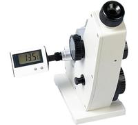 Réfractomètre Abbe Monoculaire, Réfractomètre Abbe Numérique à Netteté Réglable, Mesure De 1,3000 à 1,7000 ND Et Brix De 0 à 95%, Précision De 0,0002, pour L'industrie Pétrolière Et L&