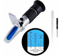 Réfractomètre Antigel 4 en 1, Testeur Point Congélation, Glycol Ethylène Propylène, Acide Batterie, Outil Diagnostic Automobile