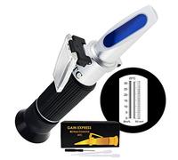 Réfractomètre Bière Le moût Réfractomètre, Double Échelle - SG 1.000-1.120 et Brix 0-32% pour Bière Le moût SG avec ATC Fonction