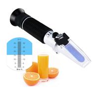 Réfractomètre Brix avec ATC, Plage 0-32% Mètre Réfractomètre pour Outil de Test de Contenu de Solution de Sucre Hautement Concentré avec, pour Vérifier la Maturité des Plantes lors de la Fabrication