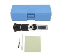 Réfractomètre Brix - Mesure de Teneur en Sucre 0-80% avec Prisme Protecteur et Lentille Réglable pour Jus, Miel, Sirop, Portable et Précis Utilisation Facile