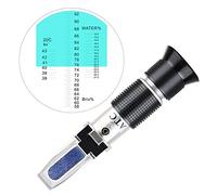 Réfractomètre Brix Meter LEERCHUANG Testeur de miel à triple échelle (teneur en eau : 12-27 %, Brix : 58-92 %, Be' : 38-43), réfractomètre Brix portable pour miel, sirop d'érable, molasse et élevage