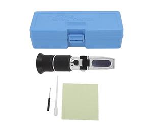 Réfractomètre Brix mètre 0-80%, réfractomètre Brix portatif Portable réfractomètre Sucre pour la Fabrication du vin, Brassage de bière, Fruits, Boissons sucrées, Boissons, Miel,