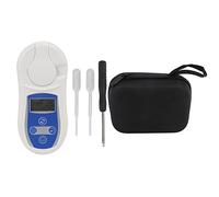 Réfractomètre Brix Metter Haute précision 0,1% Résolution Testeur de teneur en sucre pour le sirop d'érable au miel Fruit Sugary Drink ABS Matériau 12,7x5,8x2,8 cm