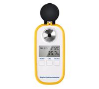 Réfractomètre d'alcool numérique, plage 0-80% compteur d'alcool, écran LCD for alcool spiritueux 0-50% compteur de réfractomètre de vin de raisin de bière Haute sensibilité(For White Alcohol)