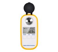 Réfractomètre d'alcool numérique, plage 0-80% compteur d'alcool, écran LCD for alcool spiritueux 0-50% compteur de réfractomètre de vin de raisin de bière Haute sensibilité(For Beer)