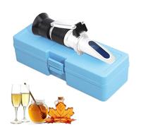 Réfractomètre D'alcool Pour Alcool Alcoolique 0-90%, Analyseur Réfraction Sucre Rhb-90atc, Réfractomètre Manuel, Sucre Réfractomètres Pour Mesurer Sucre Boissons Distill Es Whisky Brandy Vin Fruits