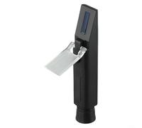 Réfractomètre d'alcool, réfractomètre de volume d'alcool, réfractomètre d'alcool de taille 22 x 16 x 8 cm, compteur de moût à double échelle 0 % et 80 %