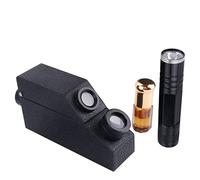 Réfractomètre de gémmologie Refractomètre Gemmologie CL-181 Portable léger compact avec huile de liquide de réfraction pour la mesure des bijoux
