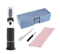 Réfractomètre manuel, hydromètre for la vinification et le brassage de la bière, kit de brassage maison, concentration d'urée, test de teneur en sucre(Salinity meter 0-28%)