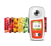 Réfractomètre, Meter numérique 0-35%/0-55%, ± 0,2% Réfractomètre de Haute précision, Test de teneur en Sucre for Fruits, jus, légumes, café(0-55 Range(BM-05S))