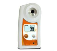 Réfractomètre numérique 0 à 93 % pour testeur de salinité Brix avec atc pour brassage domestique et analyse du jus - Appareil portable ABS bleu (ZXH-2)