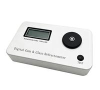 Réfractomètre numérique à piles pour identification de bijoux, mesure l'indice de réfraction 1.300-3.000 pour jade et cristal