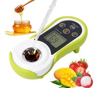 Réfractomètre numérique Brix | Compensation automatique de la température | Précision ± 0,2 % | Idéal pour les tests de fruits et de miel