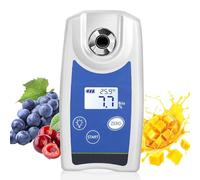 Réfractomètre Numérique Brix, Mesureur De Sucre Numérique, Plage De Mesure 0-53%, Précision ±0,2%, Plage De Compensation De Température 10~75 ℃, Mesure Rapide en 3 Secondes, étanche Ipx65