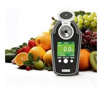 Réfractomètre numérique Brix - Testeur de sucre à main - Haute précision ± 0,2 % - Résolution de 0,1 % - Compensation automatique de la température - Idéal pour les boissons et les jus de fruits