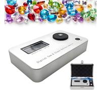 Réfractomètre numérique de pierres précieuses, outil d'identification de testeur de bijoux portable avec écran LCD, erreur de mesure : ± 0,005/précision : 0,001/indice de réfraction 1,300-3,000
