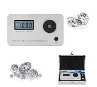 Réfractomètre numérique for pierres précieuses, testeur d'authenticité de bijoux avec plage RI de 1 300 à 3 000, batterie 700 mAh for 10 000 tests, erreur ± 0,005, précision : 0,001