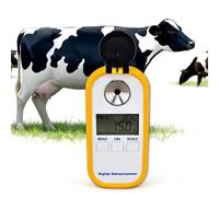 Réfractomètre numérique portable pour test de colostrum de vache laitière, détection rapide en 3 secondes, 10-30 ℃ ATC, 0-50% haute portée