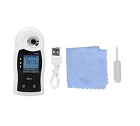 Refractomètre Numérique Portable SW - 593, Saccharimètre Électronique avec Compensation Température, Mesure Précise du Teneur en Sucre 0-50% - Affichage Rétroéclairé, Calibra