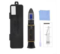 Réfractomètre portatif pour lait de soja, 0-25 % et sucre 0-32 %, ATC pour compteur BRIX avec oculaire réglable, noir