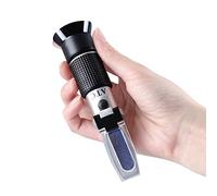Refractometre pour vins de Raisin, Brassage Maison, kit de Réfractomètre Brix 0-40% et degré d'alcool 0-25% vol, Mesure de la Teneur en sucre dans le jus de Raisin Original