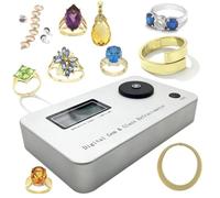 Réfractomètre professionnel for pierres précieuses avec grand écran LCD rétroéclairé testeur de bijoux de haute précision indice de réfraction compris entre 1300 et 3000