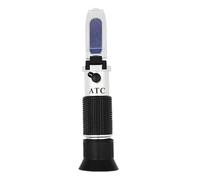 Réfractomètre, Réfractomètre antigel 4 en 1 for voiture, testeur de point de congélation du fluide éthylène-propylène-glycol, testeur de batterie(Aluminum)