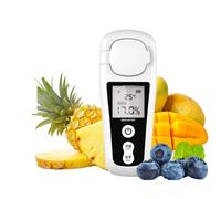 Réfractomètre, Réfractomètre numérique étanche 0-55%, avec Compensation Automatique de la température LCD for la teneur en Sucre des jus de Fruits et du café