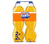 Refresco Familiar de Naranja Fanta pack 2 Botellas 2 litros