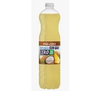 Refresco Sin Gas Cero Piña-Coco, Boisson Rafraîchissante aux Fruits Sans Sucres Ajoutés, Saveur Ananas-Coco, 1,5L, Lot de 6 Bouteilles