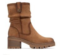 REFRESH - Bottines Femme Taupe - Chaussures confortables et polyvalentes - Mode décontractée - Modèle 17302101 (Taille38)