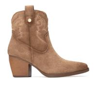 REFRESH - Bottes de cowboy Femme Beige - Chaussures confortables et polyvalentes - Mode décontractée - Modèle 17301402 (Taille36)