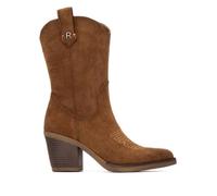 REFRESH - Bottes de cowboy Femme Camel - Chaussures confortables et polyvalentes - Mode décontractée - Modèle 17296702 (Taille38)