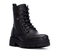 REFRESH - Bottines Femme Noir - Chaussures confortables et polyvalentes - Mode décontractée - Modèle 17301702 (Taille40)