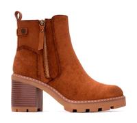 REFRESH - Bottines Femme Camel - Chaussures confortables et polyvalentes - Mode décontractée - Modèle 17303101 (Taille40)