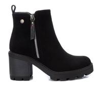 REFRESH Bottines avec fermeture éclair pour femme, couleur marron, taille 37, Noir , 41 EU