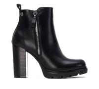 REFRESH - Bottines Femme Noir - Chaussures confortables et polyvalentes - Mode décontractée - Modèle 17292301 (Taille38)