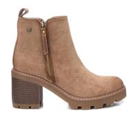 REFRESH - Bottines Femme Taupe - Chaussures confortables et polyvalentes - Mode décontractée - Modèle 17212503 (Taille36)