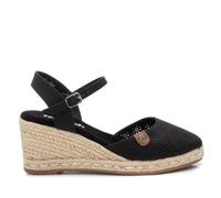 REFRESH - Espadrilles Femme Noir - Chaussures confortables et polyvalentes - Mode décontractée - Modèle 17263905 (Taille39)
