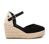 REFRESH - Espadrilles Femme Noir - Chaussures confortables et polyvalentes - Mode décontractée - Modèle 17264406 (Taille38)