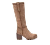 REFRESH Femme 172123 Botte Haute Jusqu'au Genou, Taupe, 37 EU