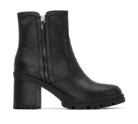 REFRESH - Bottines Femme Noir - Chaussures confortables et polyvalentes - Mode décontractée - Modèle 17297002 (Taille39)