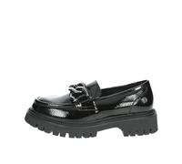 REFRESH Mocassins en Cuir Verni Noir