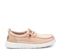 REFRESH Mocassins en Toile Nude