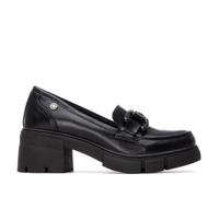 REFRESH - Mocassins Femme Noir - Chaussures Confortables et polyvalentes - Mode décontractée - Modèle 17290701 (Taille39)