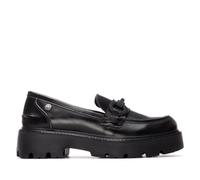 REFRESH - Mocassins Femme Noir - Chaussures Confortables et polyvalentes - Mode décontractée - Modèle 17294101 (Taille39)