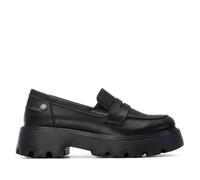 REFRESH - Mocassins Femme Noir - Chaussures Confortables et polyvalentes - Mode décontractée - Modèle 17319702 (Taille38)